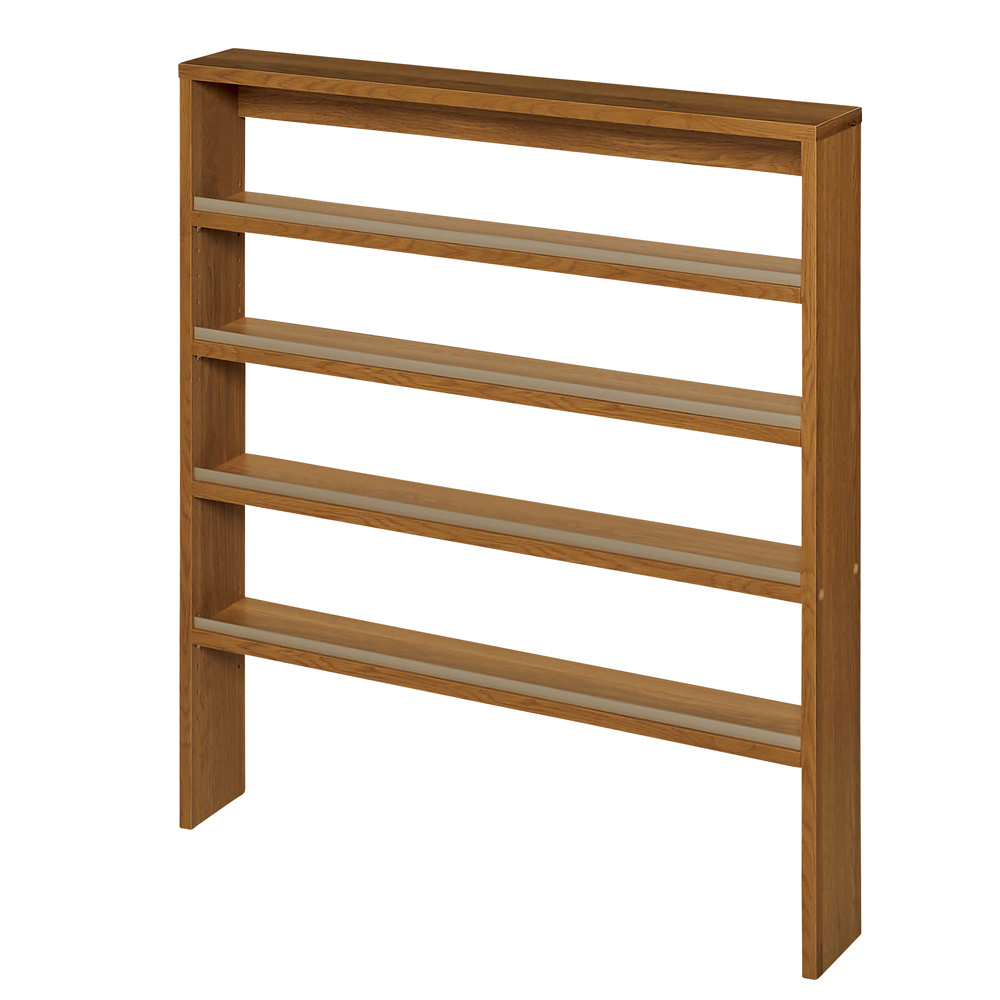 壁ピタ設置で突っ張らずに置ける超薄型ラック ロータイプ高さ90cm 幅80cm奥行12cm キッチンカウンター下収納 キッチン収納 633011