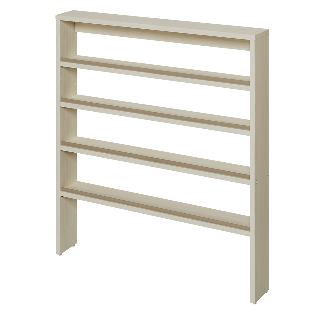 壁ピタ設置で突っ張らずに置ける超薄型ラック ロータイプ高さ90cm 幅80cm奥行12cm キッチンカウンター下収納 キッチン収納 633011