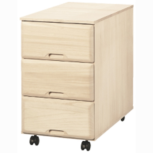 【衣類に優しい押し入れ収納】総桐スライドレール 押し入れタンス スリム 3段・高さ64cm 押入れ クローゼット収納 衣類収納 633117