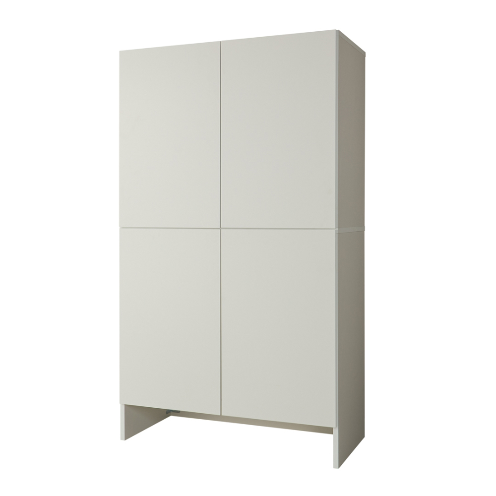 重いものの出し入れがスムーズ 下オープンワードローブ 幅115cm奥行57cm高さ200cm ワードローブ クローゼット 衣類収納 633202