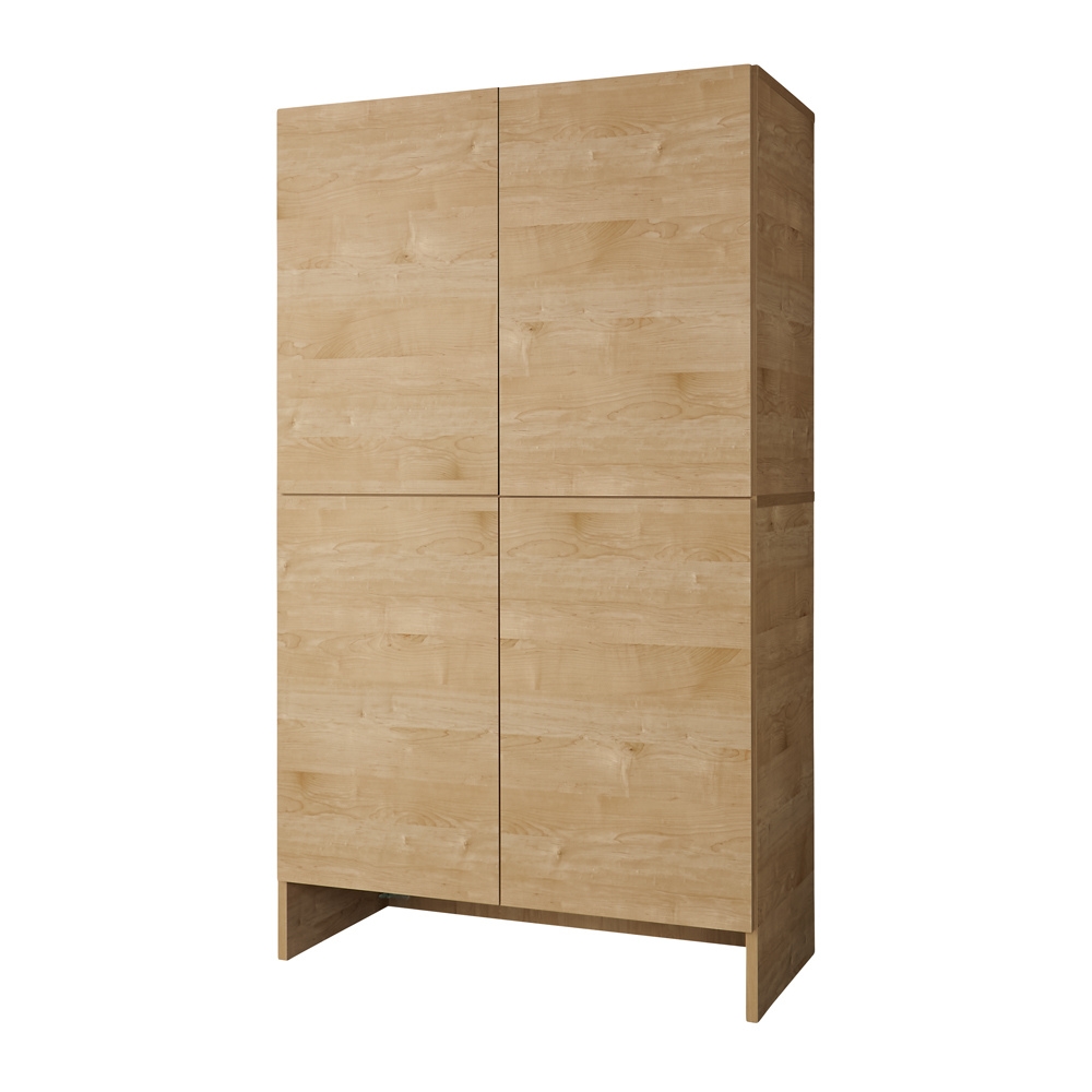 重いものの出し入れがスムーズ 下オープンワードローブ 幅115cm奥行57cm高さ200cm ワードローブ クローゼット 衣類収納 633202