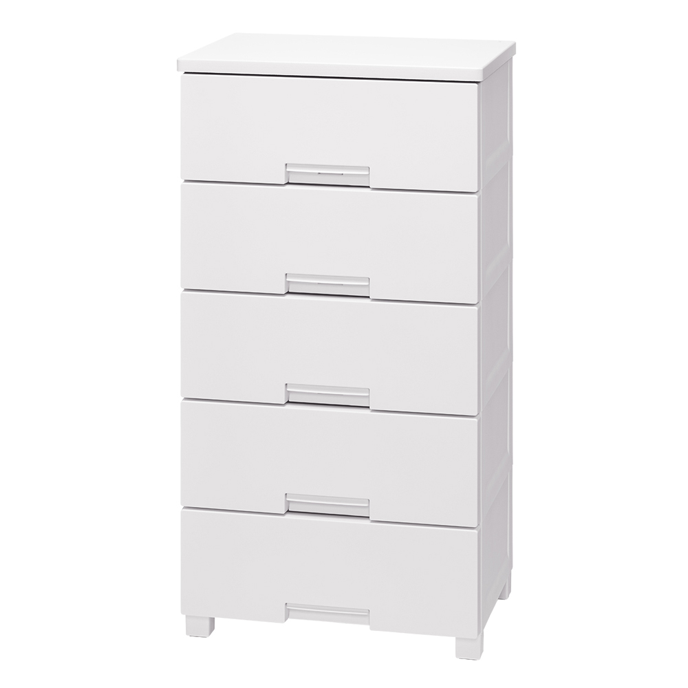 インテリアに美しく調和するフィッツチェスト 幅55cmタイプ 5段・高さ105cm 衣類 衣装ケース 収納ケース 衣類収納 633322