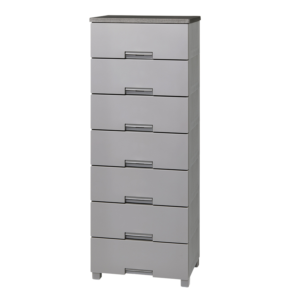 インテリアに美しく調和するフィッツチェスト 幅55cmタイプ 7段・高さ144cm 衣類 衣装ケース 収納ケース 衣類収納 633323