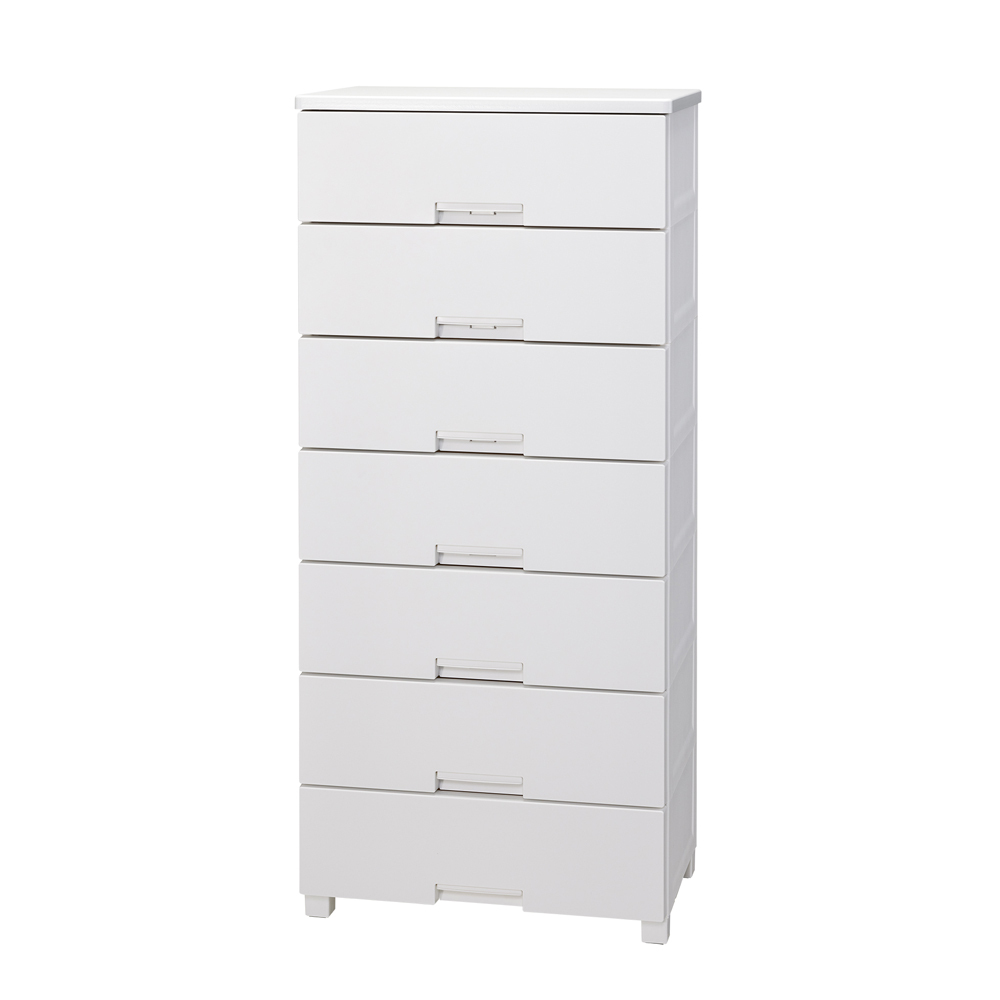 インテリアに美しく調和するフィッツチェスト 幅65cmタイプ 7段・高さ144cm 衣類 衣装ケース 収納ケース 衣類収納 633326