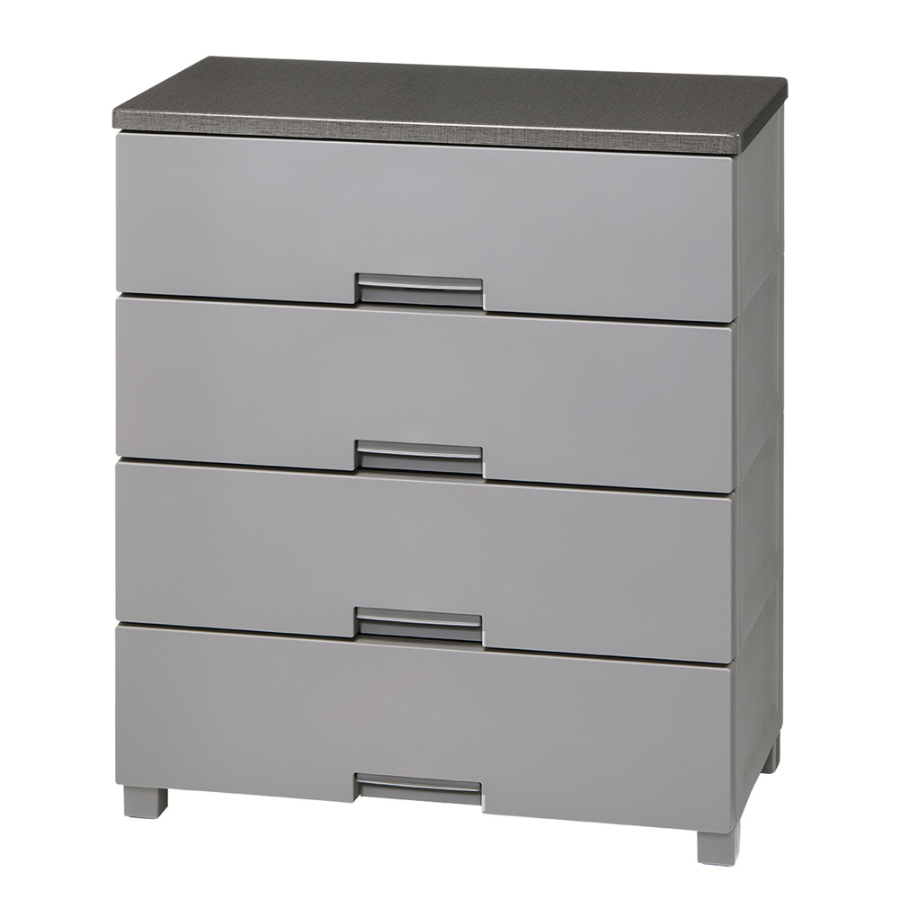 インテリアに美しく調和するフィッツチェスト 幅75cmタイプ 4段・高さ85cm 衣類 衣装ケース 収納ケース 衣類収納 633327