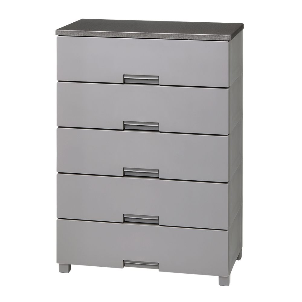 インテリアに美しく調和するフィッツチェスト 幅75cmタイプ 5段・高さ105cm 衣類 衣装ケース 収納ケース 衣類収納 633328