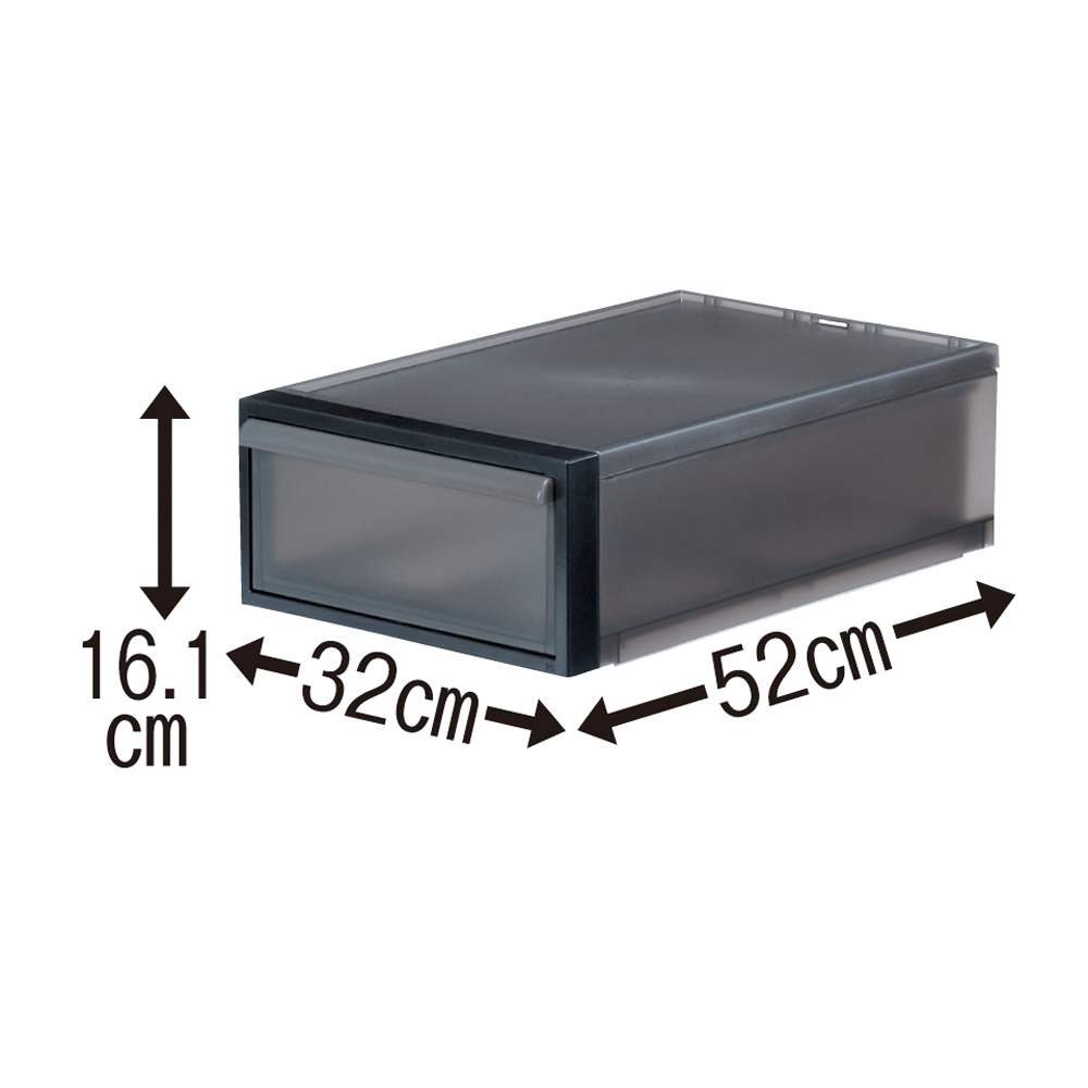 クローゼットシステム 引き出しタイプ 4個組 収納ボックス 小物収納 フリーボックス 633345