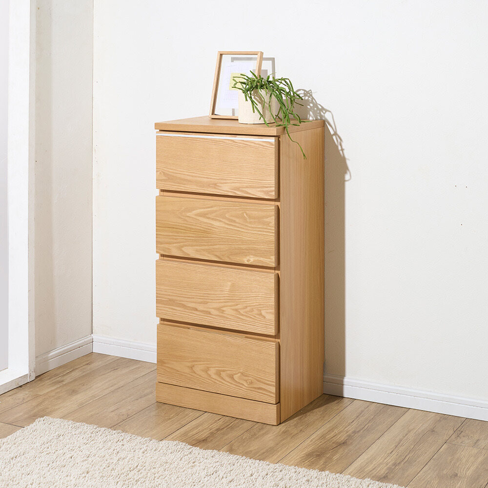 天然木アルミラインシリーズ チェスト 幅43cm リビング リビング収納 627105