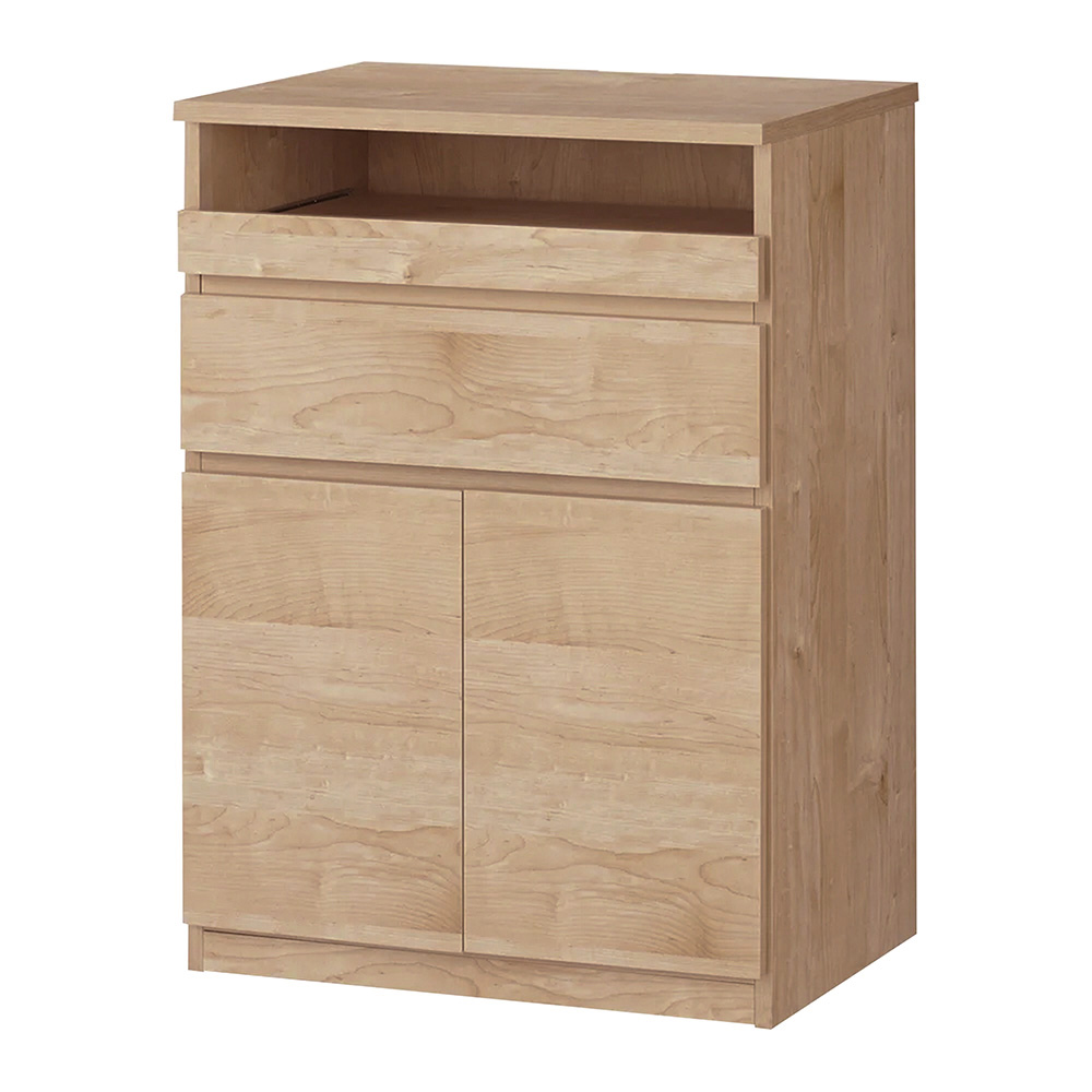 テレワークにも最適 北欧スタイルリビング収納シリーズ PCキャビネット 幅60cm キャビネット リビングボード リビング収納 628701