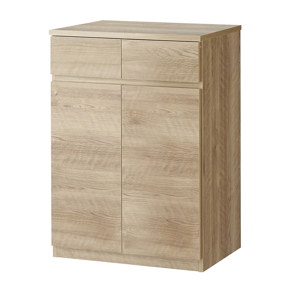 テレワークにも最適 北欧スタイルリビング収納シリーズ 2枚扉タイプ 幅60cm キャビネット リビングボード リビング収納 628703