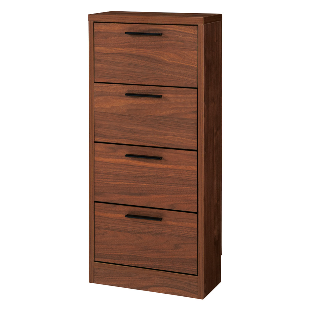 ウォルナットカウンター下収納庫 引き出し 幅45奥行30高さ100cm キッチンカウンター下収納 キッチン収納 629276