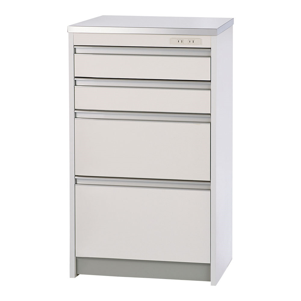 収納物を考えたステンレストップカウンター ハイタイプ(高さ97.5cm) 幅59.5cm キッチンカウンター キッチン収納 629410