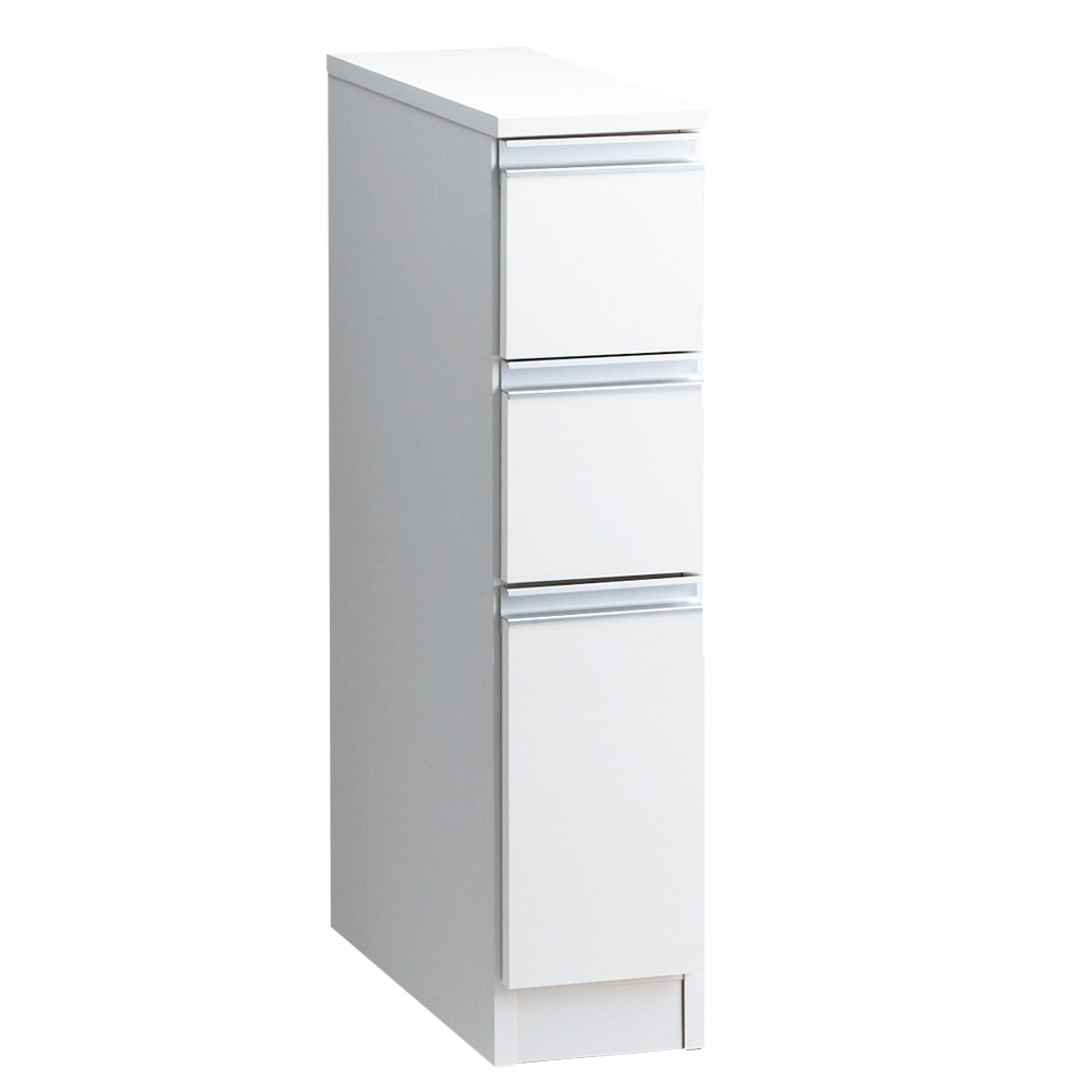 ［幅20奥行45高さ85cm］ キッチンすき間収納 引き出し3段 【Anyaシリーズ】 キッチンストッカー 隙間収納 キッチン収納 630120