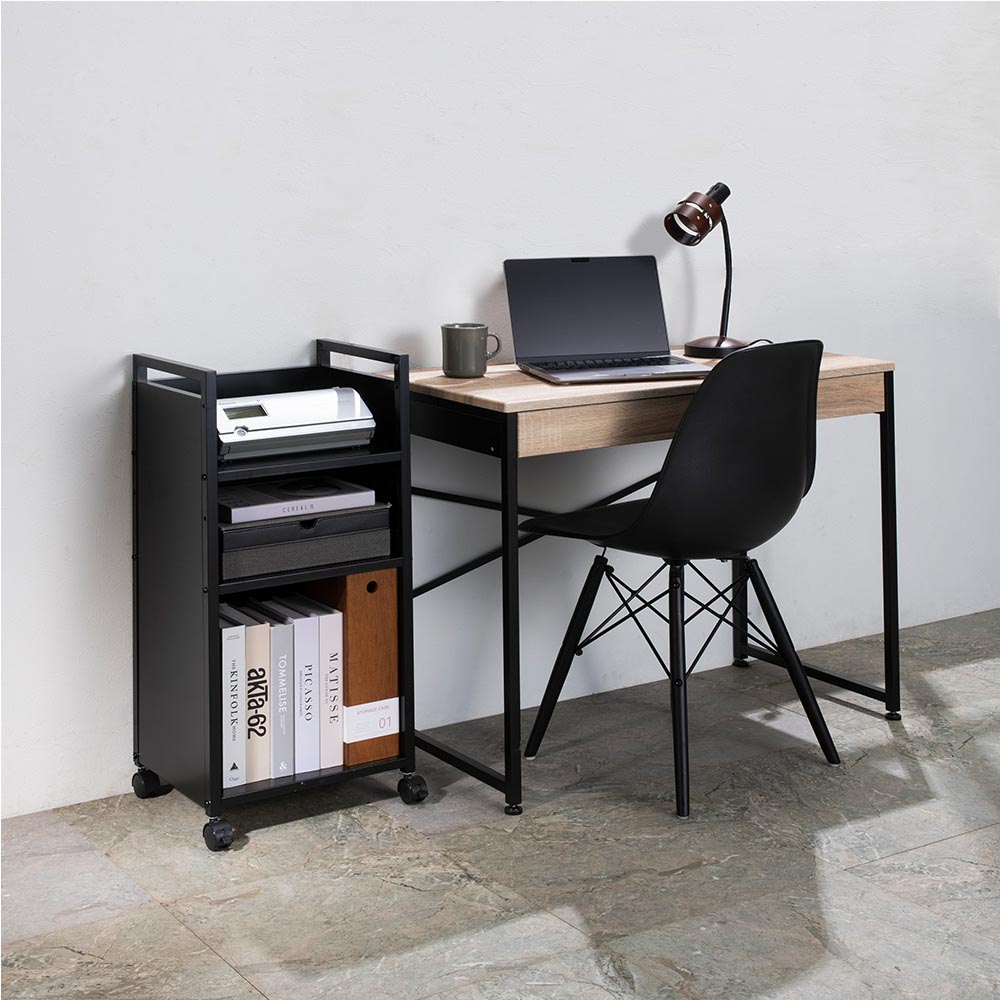 ≪幅50cm≫ 総耐荷重約50kg 全部隠せる頑丈ワゴン ハイタイプ キッチン 収納カート キッチン収納 630331