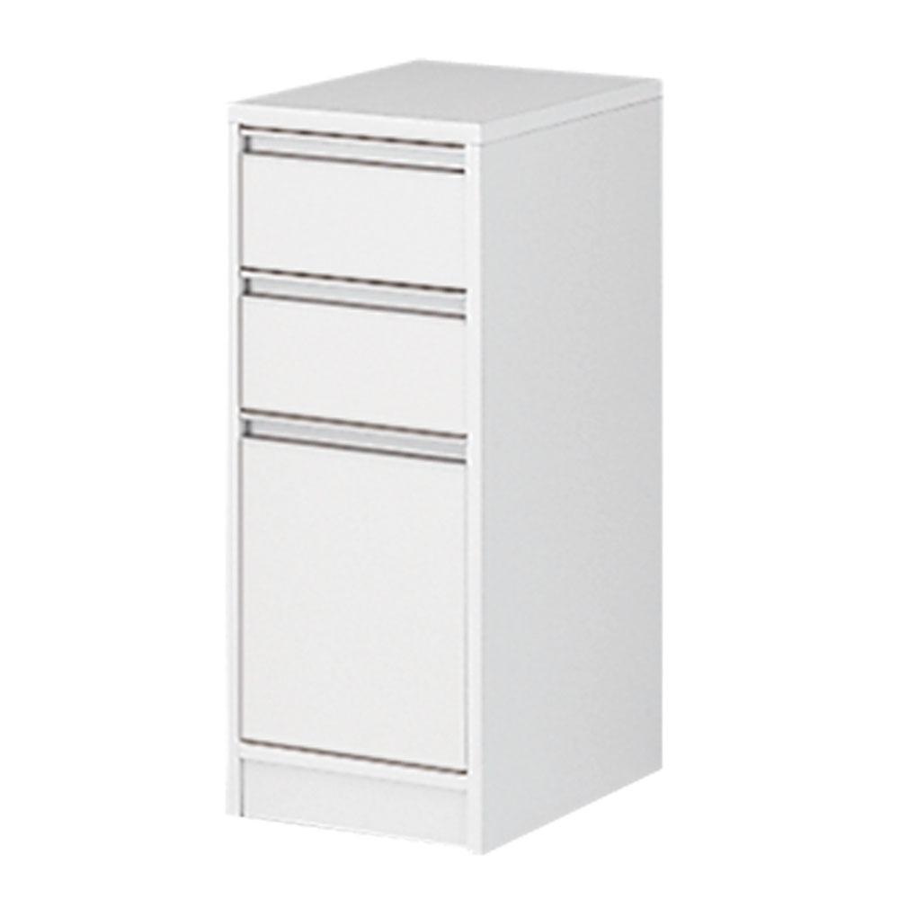 天板が使える すき間収納庫 ロータイプ・幅30cm 洗面所収納 隙間収納 トイレ 洗面所 ランドリー収納 631021