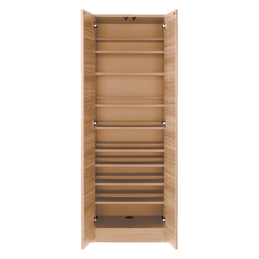 奥行44cm 生活感を隠すリビング壁面収納シリーズ 収納庫 段違い棚タイプ 幅60cm リビング壁面収納 壁面収納 システム収納 631308