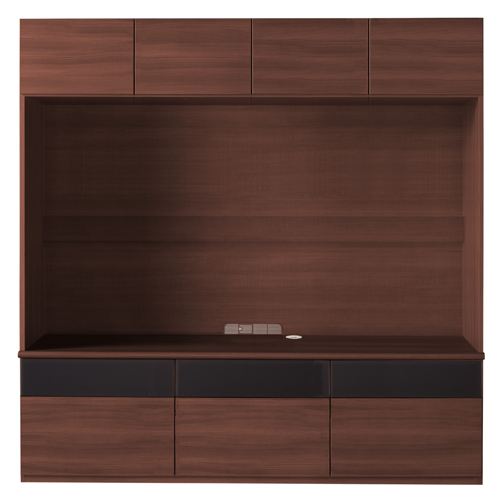 壁面収納テレビ台 幅155cm ミドルタイプ 【生活感を隠すリビング壁面収納】 壁面収納テレビ台 テレビ台 テレビボード 631319