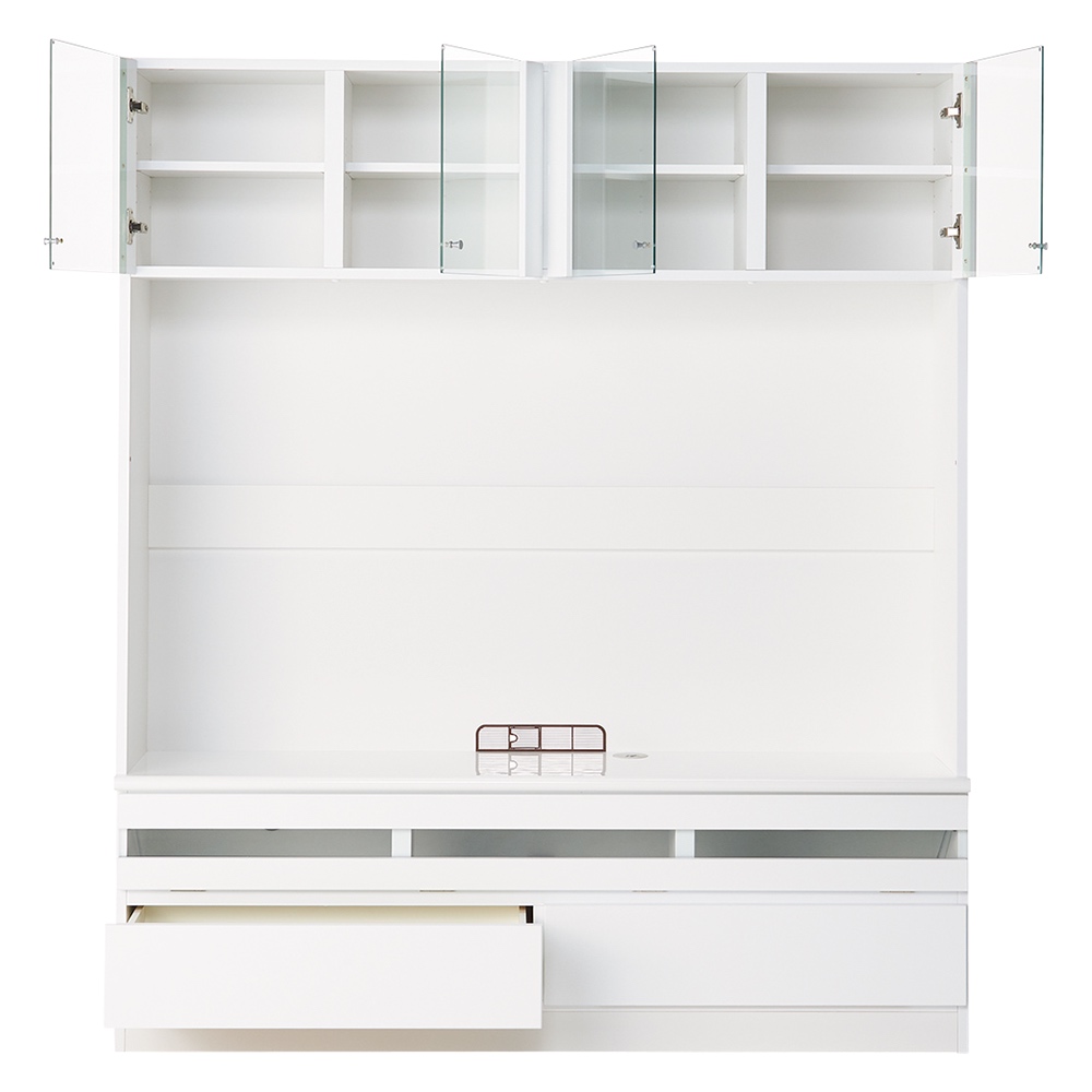 壁面収納テレビ台 幅155高さ180cm 【美しくしまうハイクラス壁面収納】 壁面収納テレビ台 テレビ台 テレビボード 631415