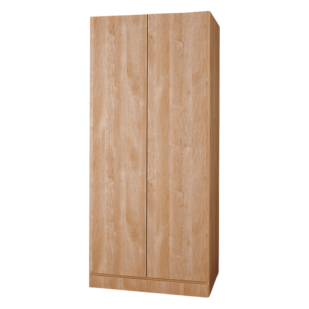 システム壁面ワードローブ ハンガー2段・幅80cm ワードローブ クローゼット 衣類収納 632531