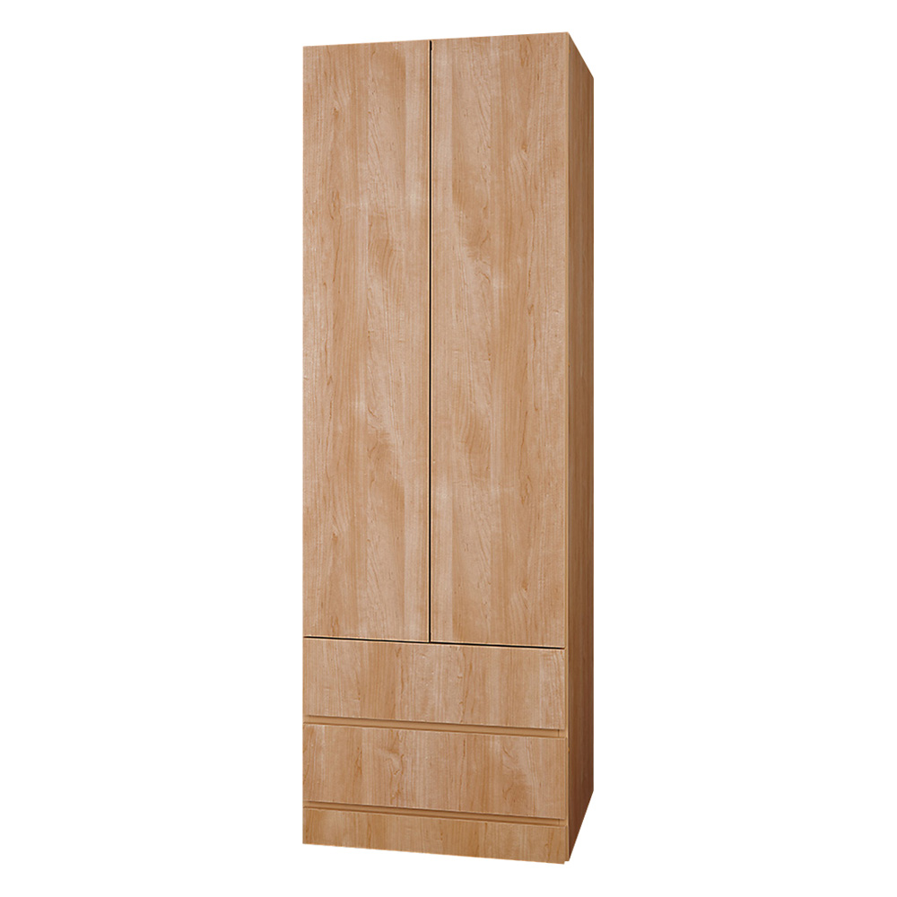 システム壁面ワードローブ ハンガー&引き出し・幅60cm ワードローブ クローゼット 衣類収納 632532