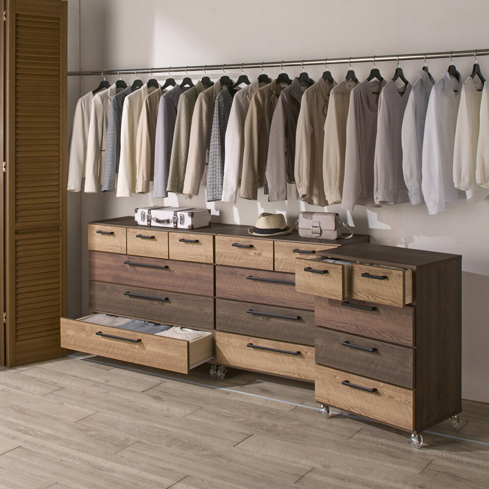 キャスター付きモダンクローゼットチェスト 4段・高さ86cm幅60cm 洗面所収納 隙間収納 トイレ 洗面所 ランドリー収納 632934