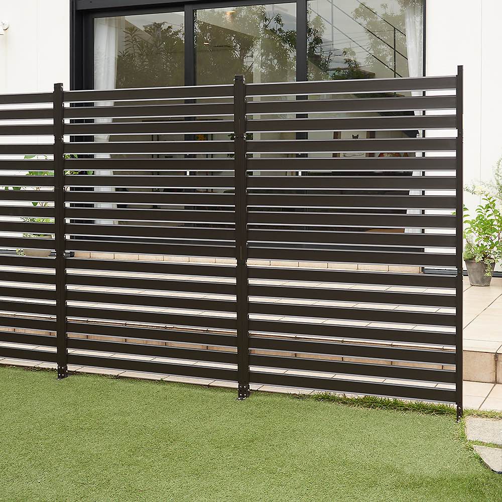 簡単リフォームアルミボーダーフェンス スーパーハイタイプ高さ180cm・幅90cm（お得な同色2枚組） 633508
