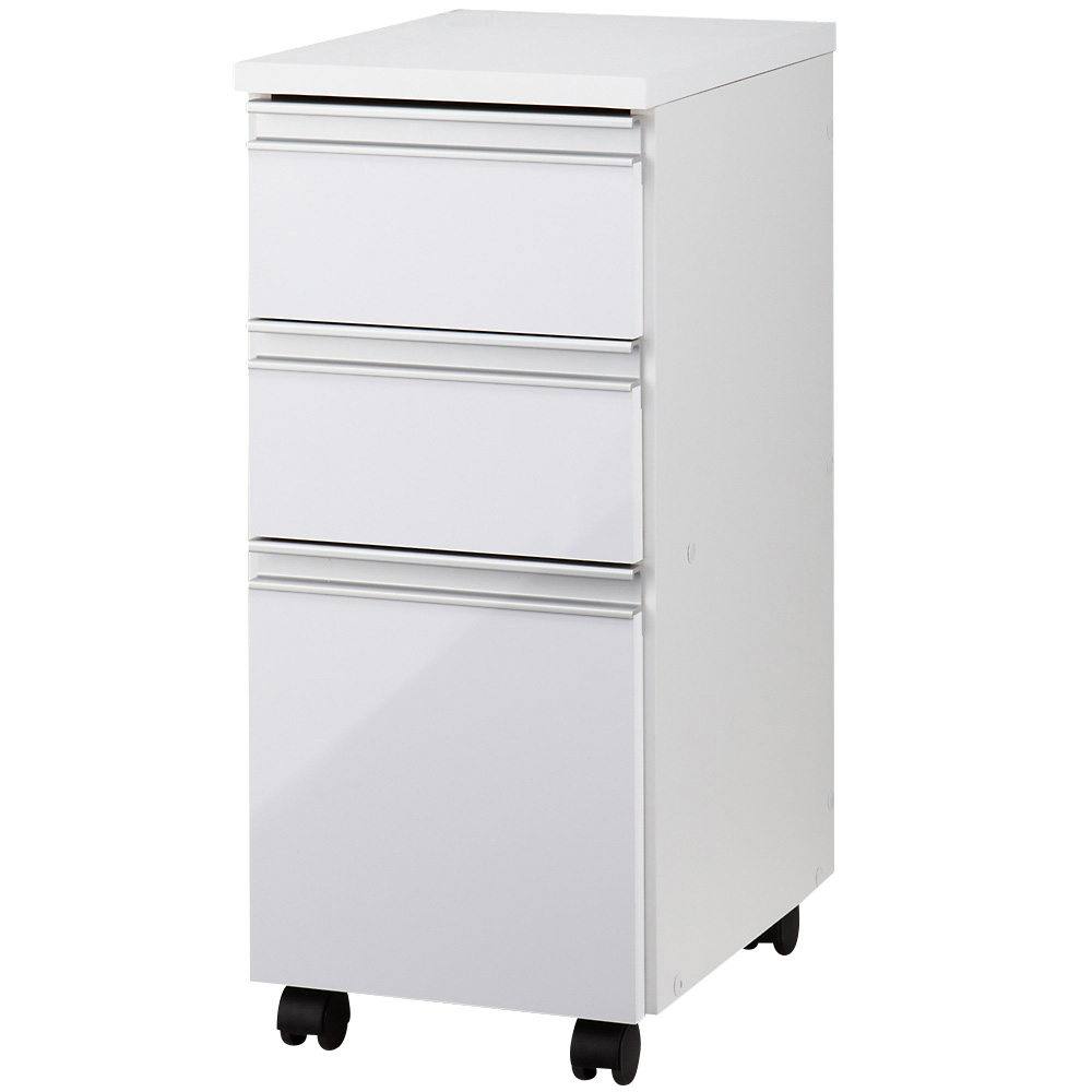 間仕切りキッチンカウンター チェスト 幅29.5cm キッチン 収納カート キッチン収納 640908