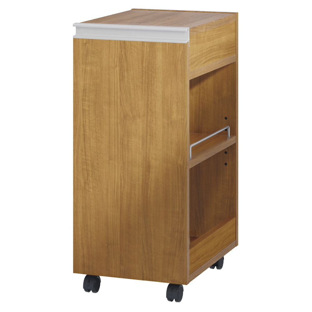 間仕切りキッチンカウンター スリムワゴン 幅29.5cm キッチン 収納カート キッチン収納 640909