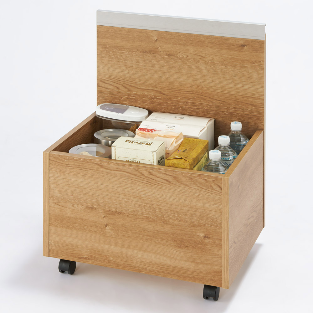 間仕切りキッチンカウンター ワゴン 幅54cm キッチン 収納カート キッチン収納 640910