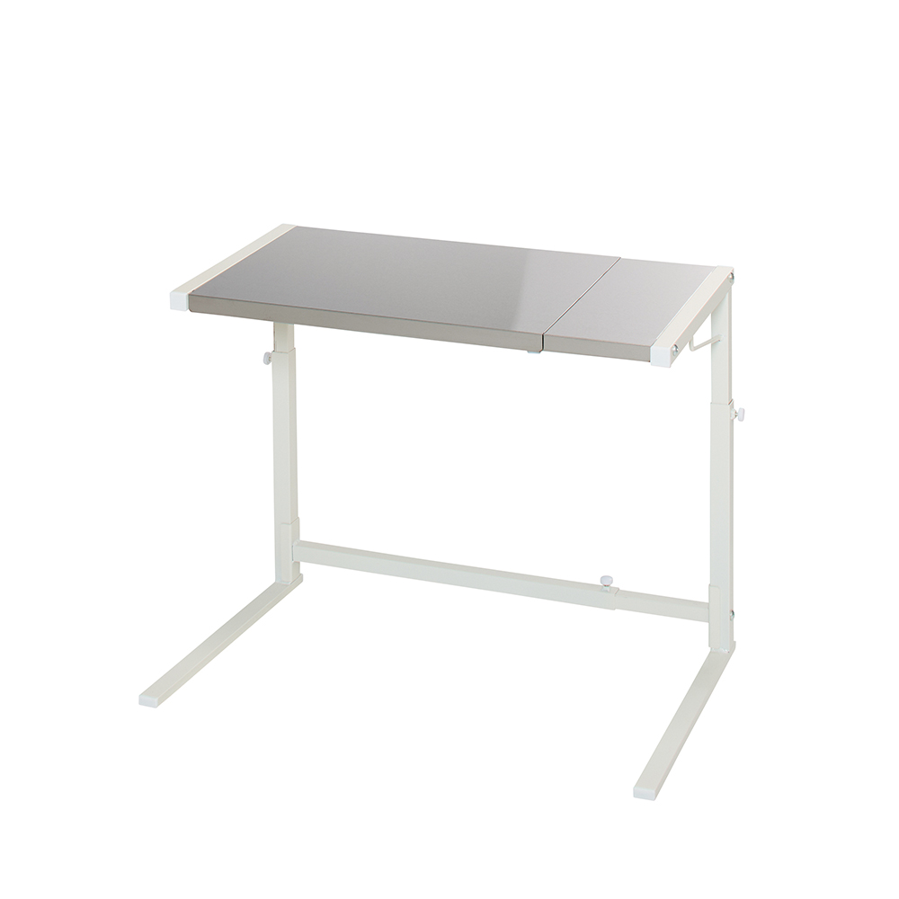 家電上が生まれ変わる「手間がすっきり」幅・高さ伸縮ラック 幅50.5cm-80cm奥行39.5cm高さ40.5cm-60cm キッチン用品収納 641001