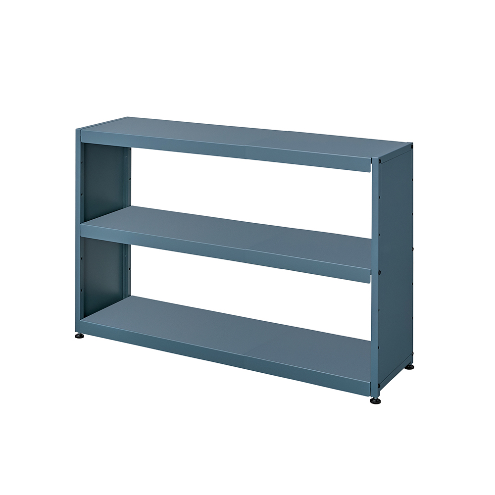 伸長しなそうなスチールスペパラック ロータイプ(高さ65cm) 幅75cm-110cm奥行31cm キッチンカウンター下収納 キッチン収納 641282