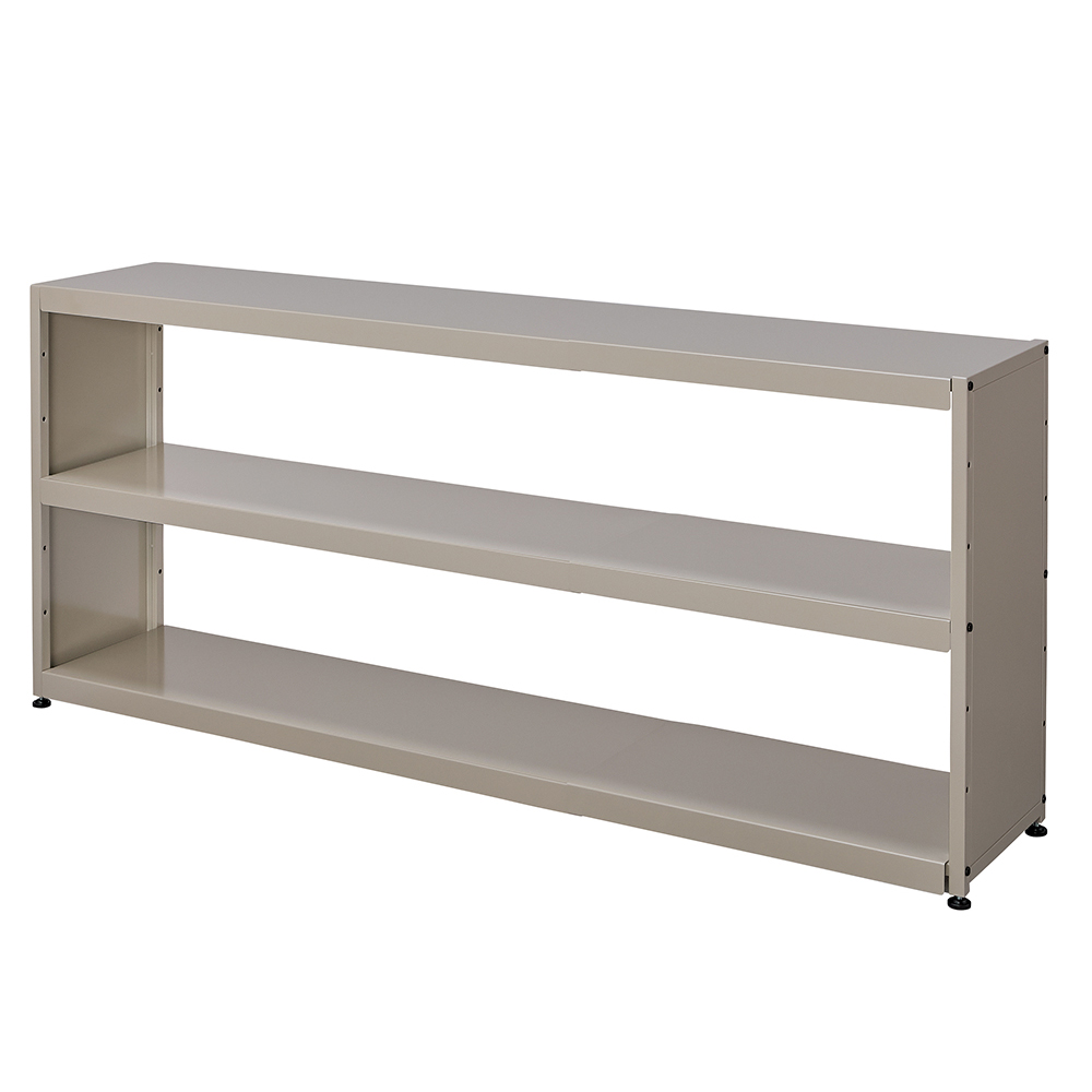 伸長しなそうなスチールスペパラック ロータイプ(高さ65cm) 幅75cm-110cm奥行31cm キッチンカウンター下収納 キッチン収納 641282