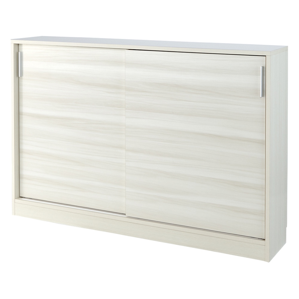 ≪高さ100cm≫光沢木目が美しい引き戸式カウンター下収納 収納庫幅150cm キャビネット リビングボード リビング収納 641311