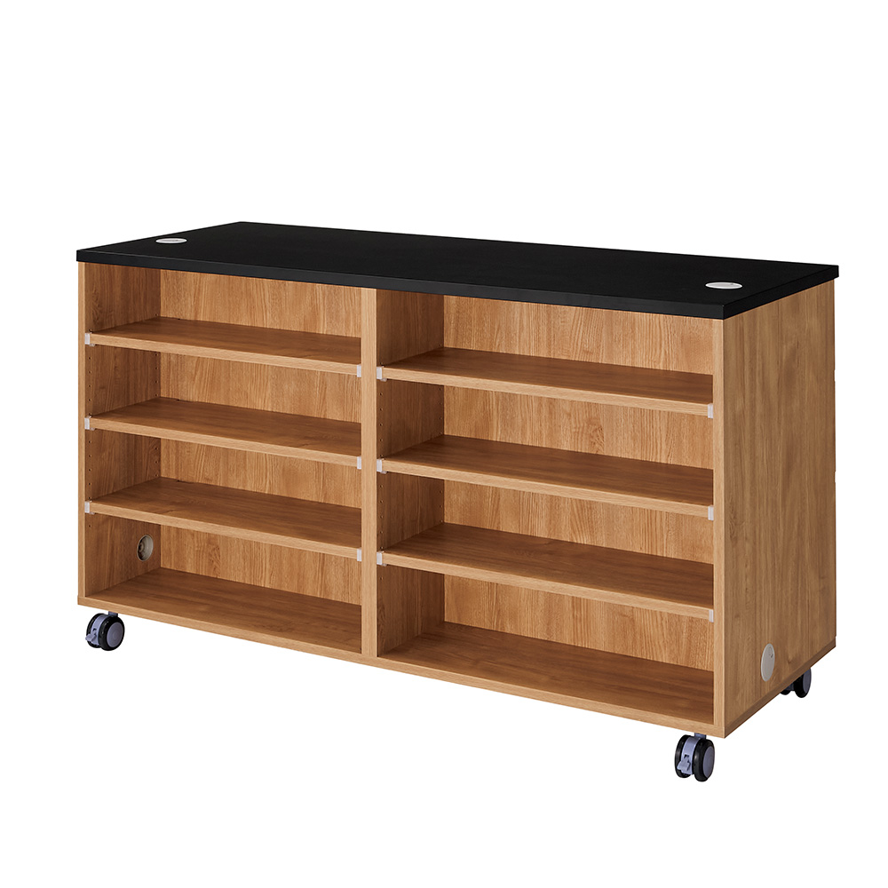 ≪高さ85cm≫ 移動式アイランドカウンター 移動式キャスタータイプ 幅150cm奥行60cm キッチンカウンター キッチン収納 641607