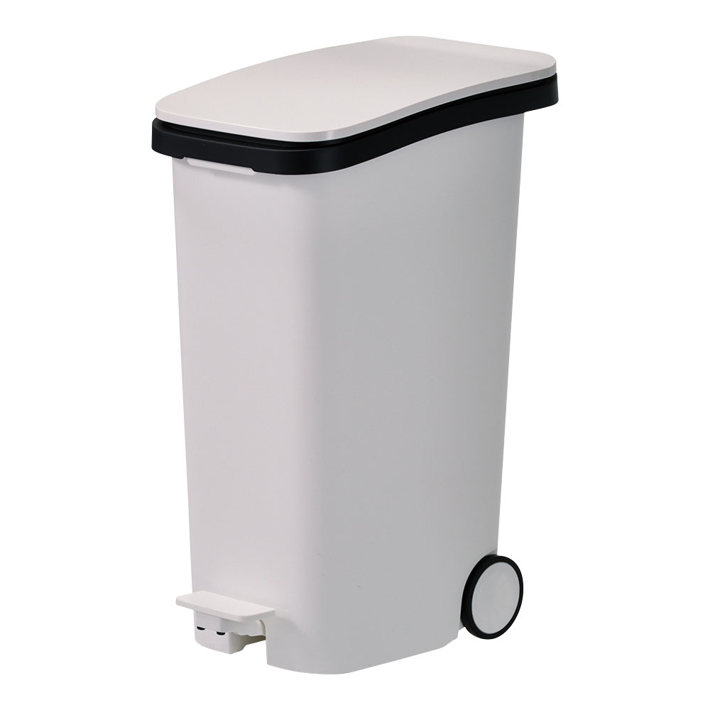 光沢がおしゃれなキャスター付きダストボックス SMOOTH リビング ダストボックス 641747