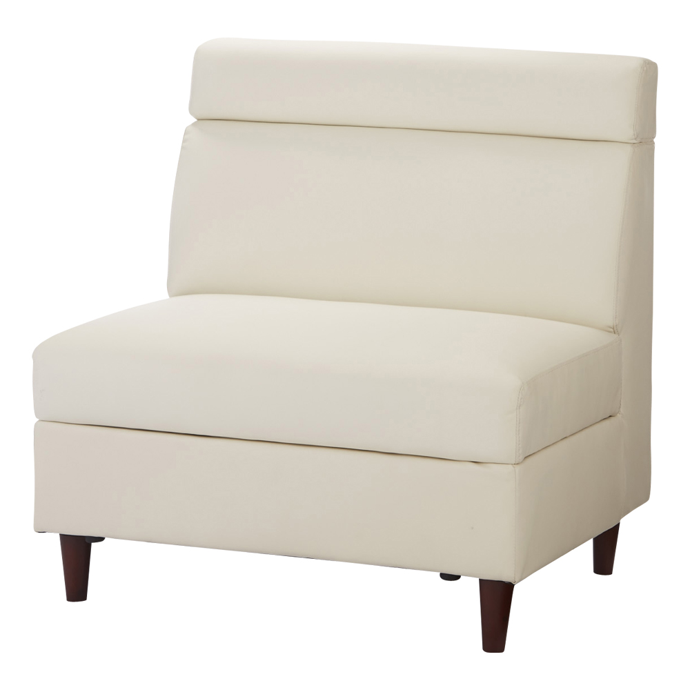 収納付きソファ ダイニングソファ 幅85cm 単品 レザーソファ ソファ 641809