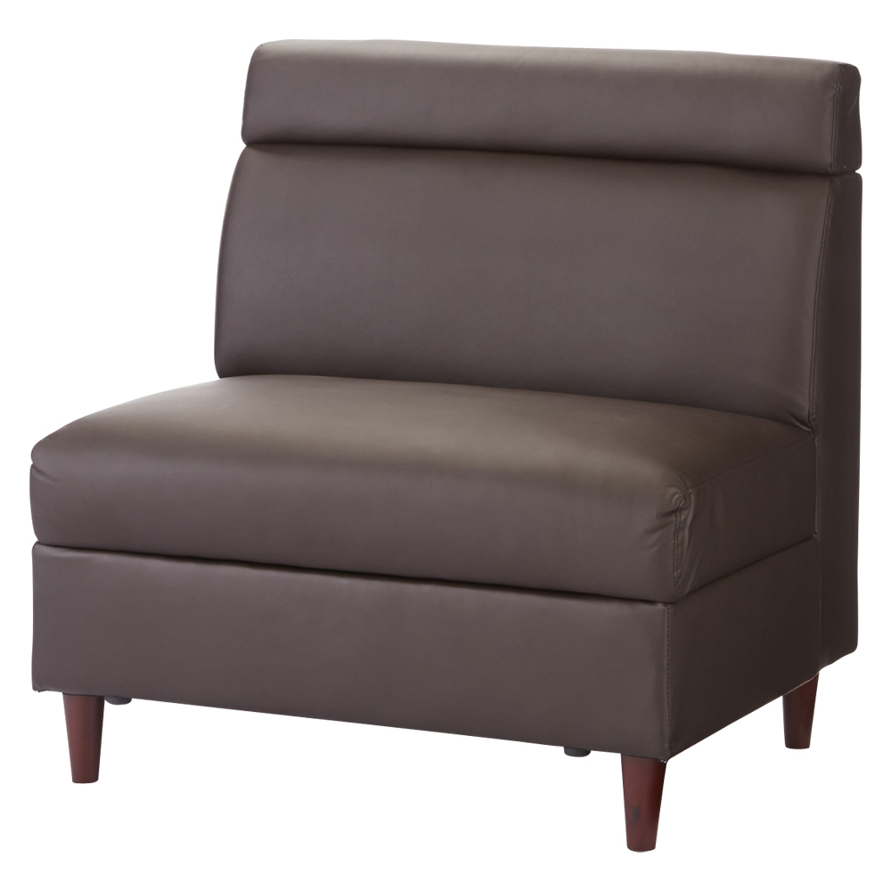 収納付きソファ ダイニングソファ 幅85cm 単品 レザーソファ ソファ 641809