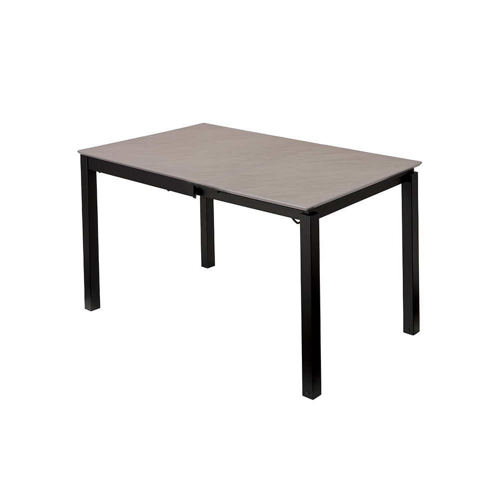 奥行コンパクト伸長式石目調ダイニングテーブル 幅120cm・170cm（伸長幅50cm）奥行75cm 伸長式 スライドテーブル テーブル 641815