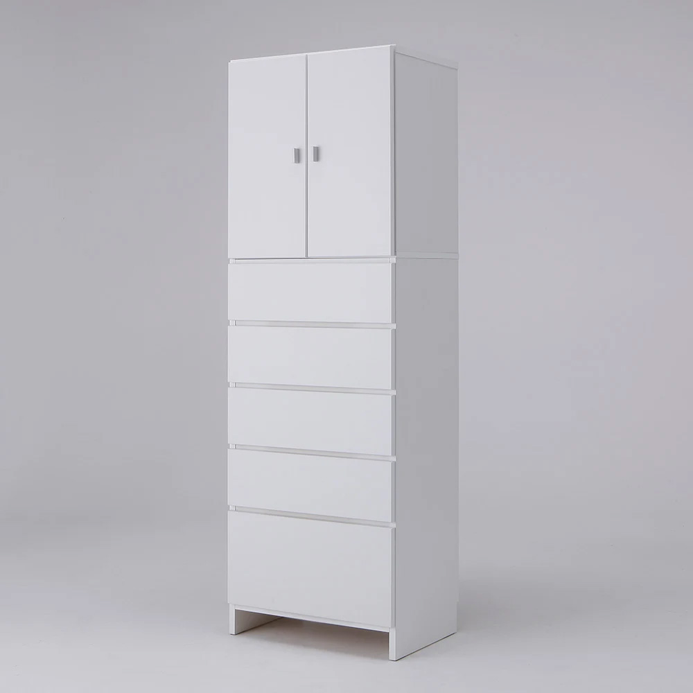 幅と奥行が選べるサニタリーチェスト 幅60cm奥行42cm 洗面所収納 隙間収納 トイレ 洗面所 ランドリー収納 642223