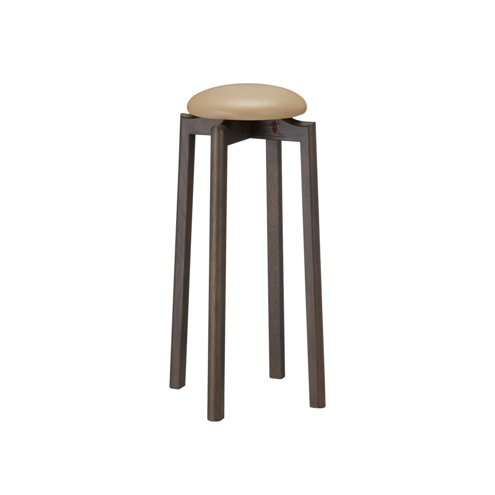 北海道産材 マッシュルームスツール 高さ60cm ［匠工芸・たくみこうげい］ カウンターチェア 椅子 チェア 642351