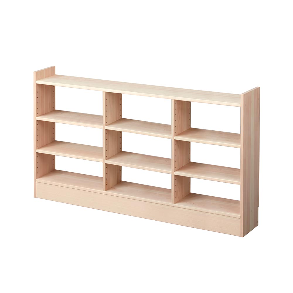 奥行21cm東濃ひのき薄型頑丈ラック 幅120cm高さ70cm キッチンカウンター下収納 キッチン収納 642415