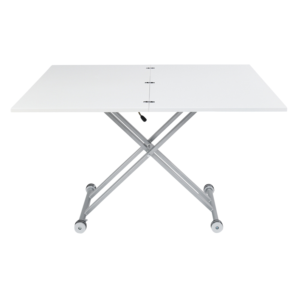 伸長式ガス圧昇降テーブル 幅100(天板90)cm 昇降式 リフティングテーブル テーブル 642803