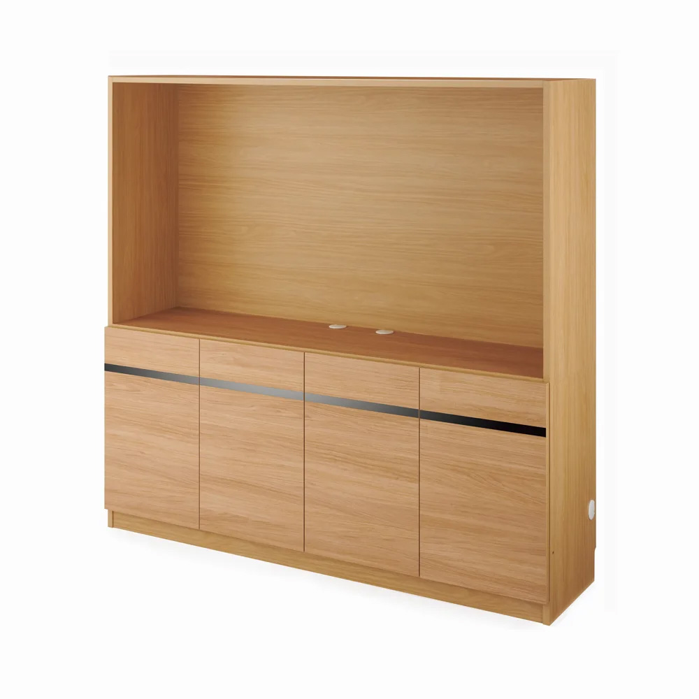 壁面収納テレビ台 幅160 ロータイプ 【高窓下壁面テレビ台シリーズ】 壁面収納テレビ台 テレビ台 テレビボード 643002