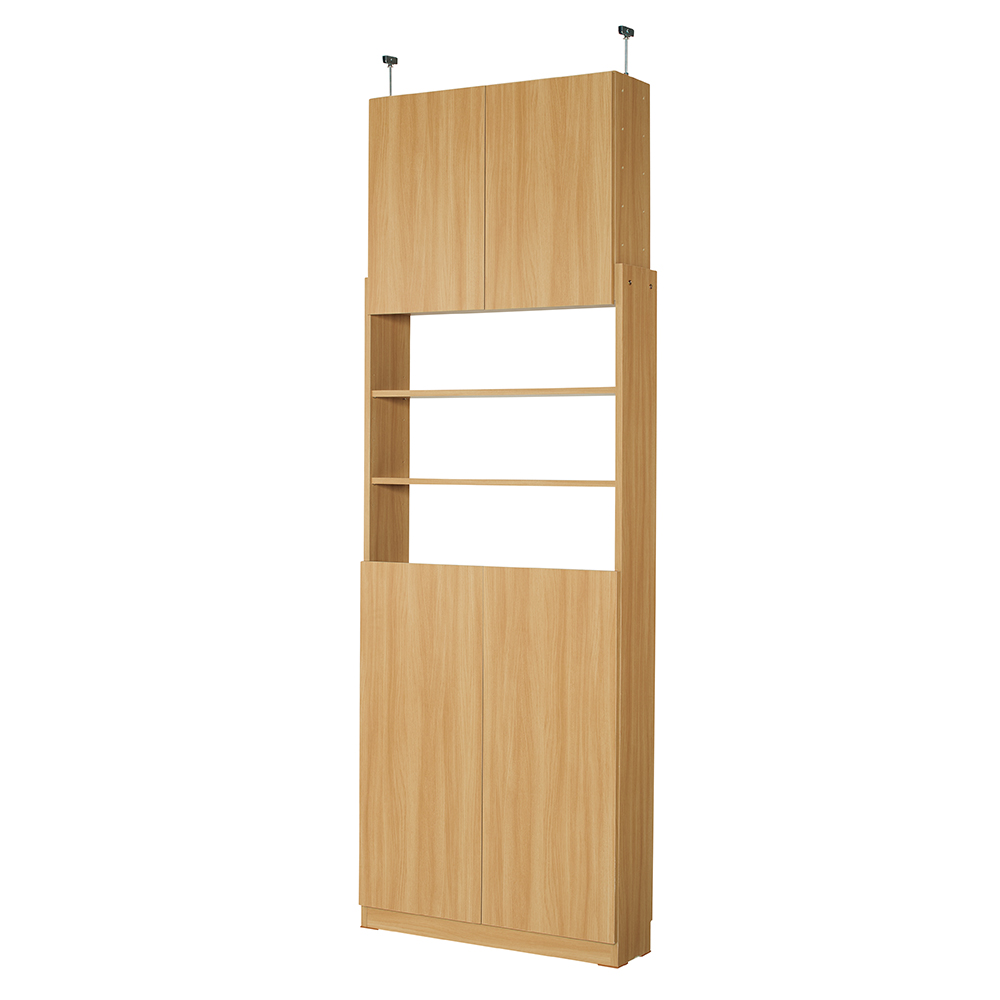 どんな家にもぴったり合う耐震昇降キャビネット 幅80cm奥行22cm キャビネット リビングボード リビング収納 643208