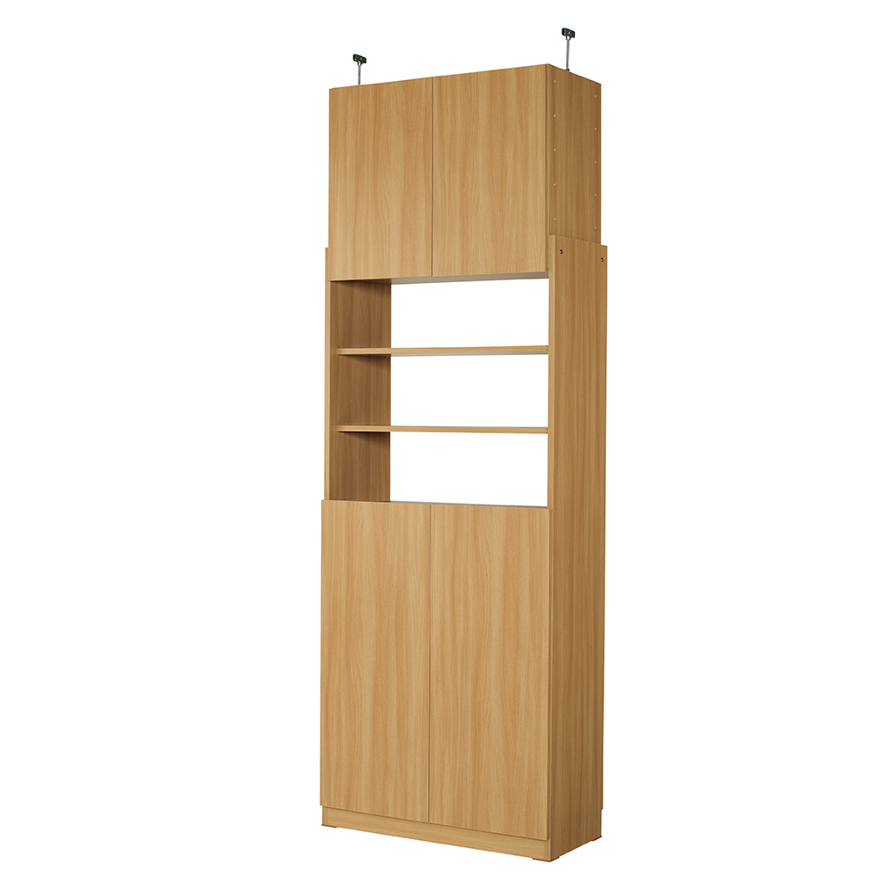 どんな家にもぴったり合う耐震昇降キャビネット 幅80cm奥行37cm キャビネット リビングボード リビング収納 643209