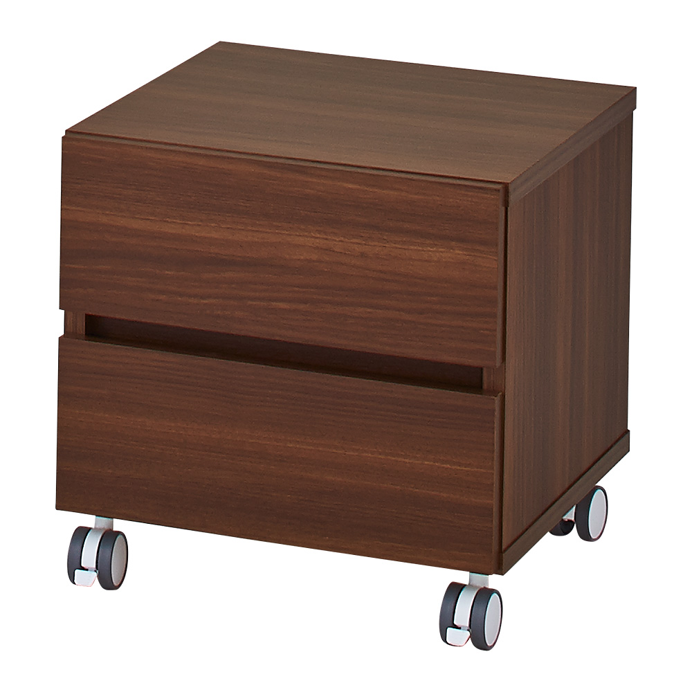 配線すっきり幅オーダーデスク プリンターワゴン 幅40cm 台 ラック ホームオフィス家具 643416