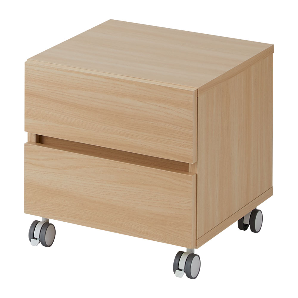 配線すっきり幅オーダーデスク プリンターワゴン 幅40cm 台 ラック ホームオフィス家具 643416