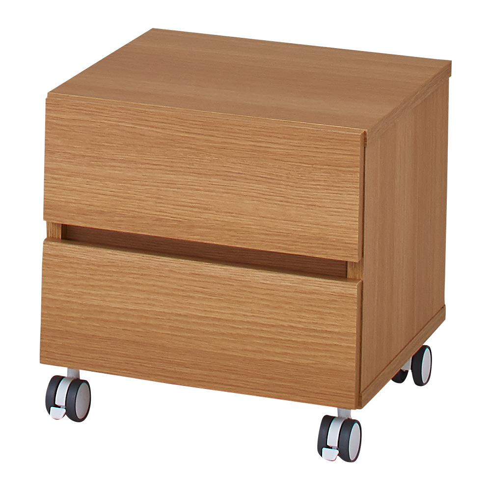 配線すっきり幅オーダーデスク プリンターワゴン 幅40cm 台 ラック ホームオフィス家具 643416