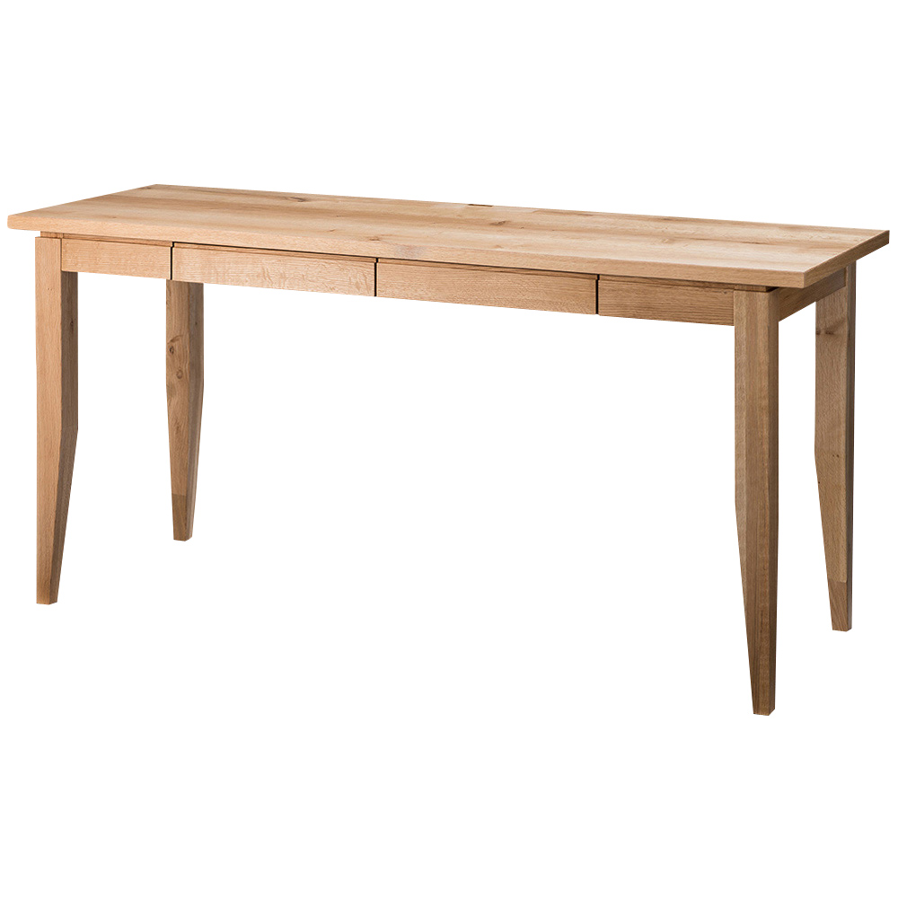 北欧カントリー風 ウッドデスクシリーズ デスク 幅150奥行50cm オフィス 事務 書斎机 机 643429