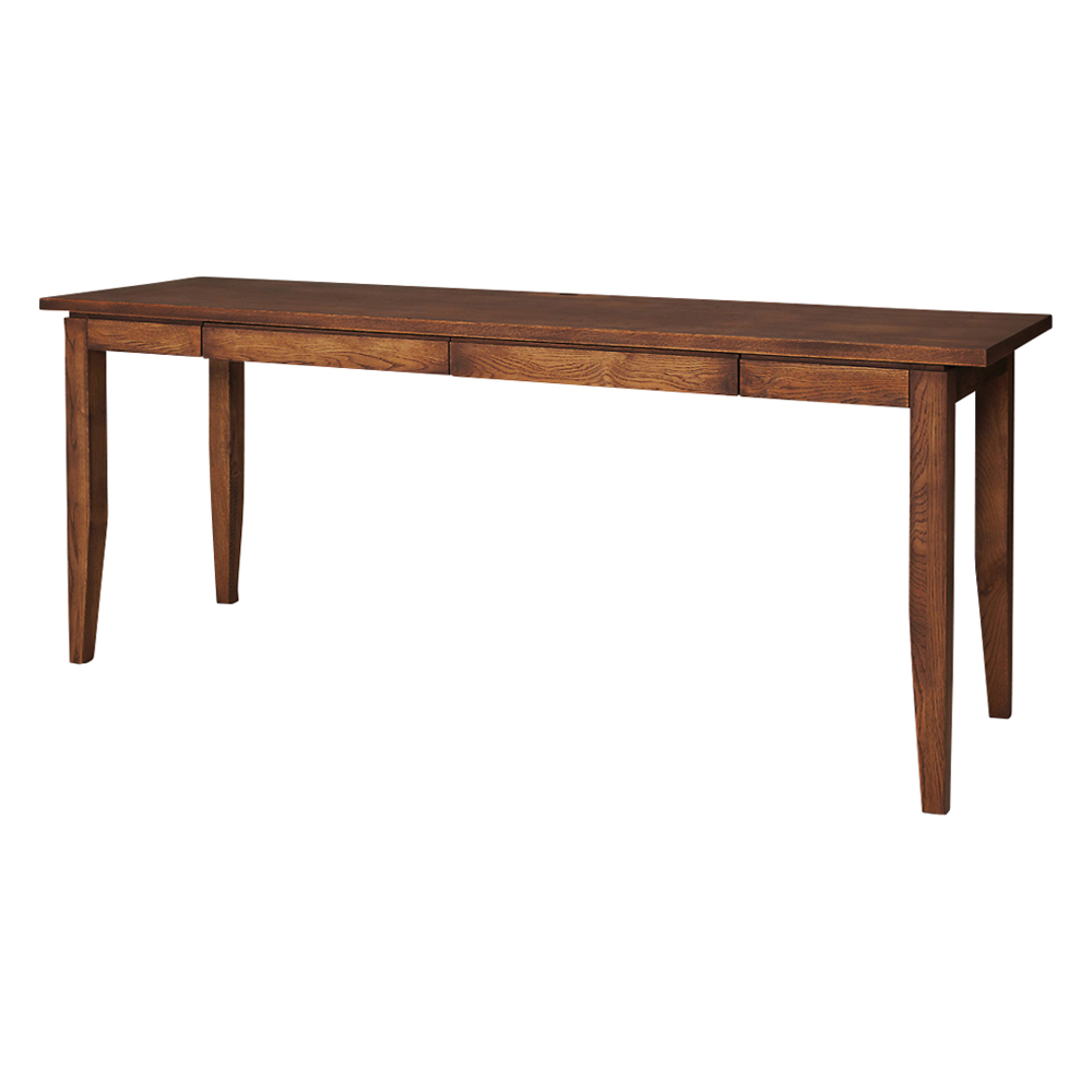 北欧カントリー風 ウッドデスクシリーズ デスク 幅180奥行50cm オフィス 事務 書斎机 机 643430